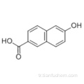 2-Naftalenkarboksilik asit, 6-hidroksi-CAS 16712-64-4
